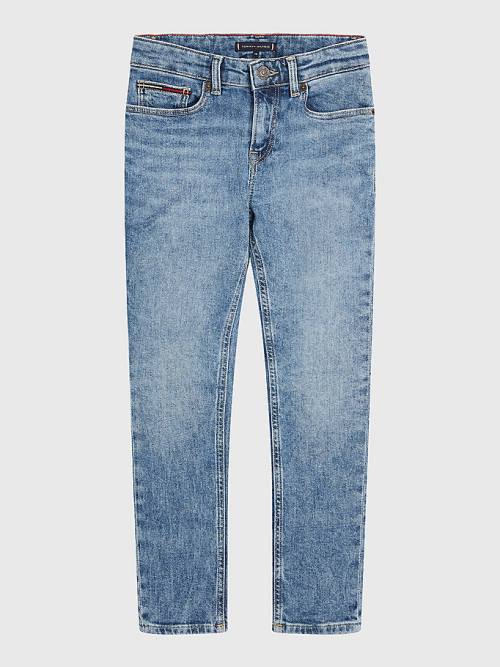 Denim Tommy Hilfiger Scanton Slim Faded Hemp Boys\' Jeans | TH748MPF