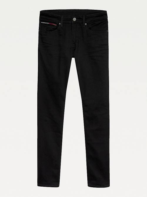 Denim Tommy Hilfiger Scanton Slim Fit Black Men's Jeans | TH748CQN