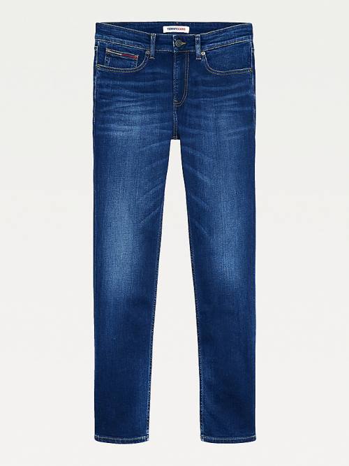 Denim Tommy Hilfiger Scanton Slim Fit Faded Men's Jeans | TH537DRK