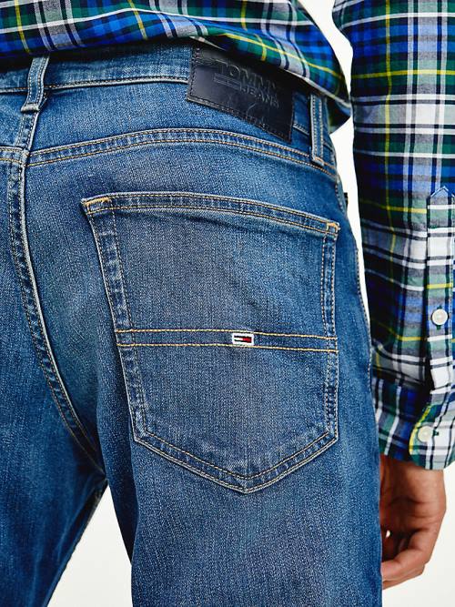 Denim Tommy Hilfiger Scanton Slim Fit Faded Men's Jeans | TH648GYS