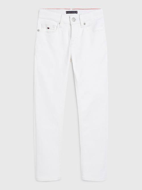 Denim Tommy Hilfiger Scanton Slim White Boys\' Jeans | TH294FED