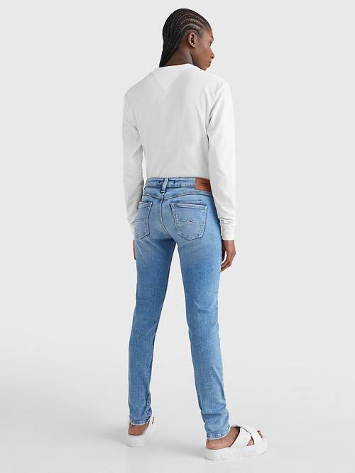 Denim Tommy Hilfiger Scarlett Low Rise Skinny Women's Jeans | TH152GHP