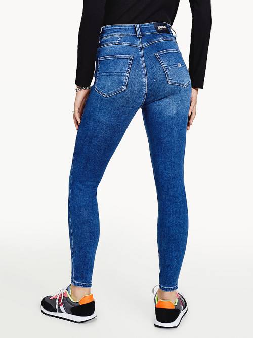 Denim Tommy Hilfiger Shape High Rise Skinny Women's Jeans | TH129YGZ