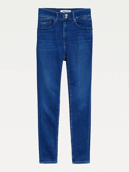 Denim Tommy Hilfiger Shape High Rise Skinny Women's Jeans | TH813RYE