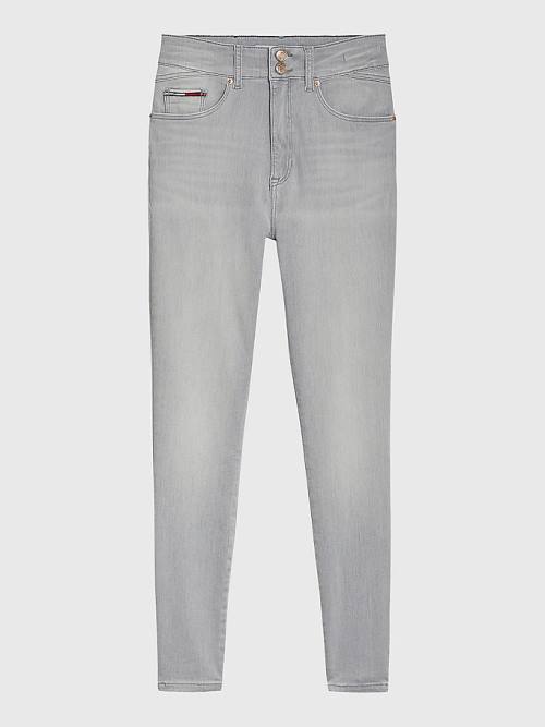 Denim Tommy Hilfiger Shape High Rise Skinny Women's Jeans | TH850HAE