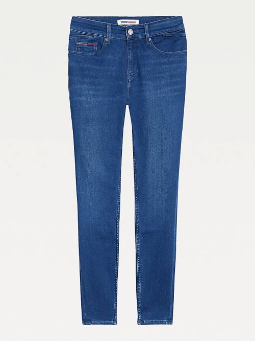 Denim Tommy Hilfiger Shape Mid Rise Skinny Faded Women's Jeans | TH890QJG