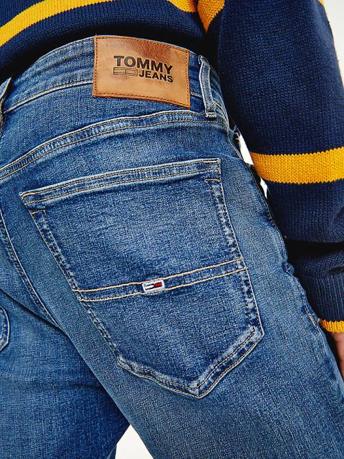 Denim Tommy Hilfiger Simon Skinny Faded Men's Jeans | TH920SBW