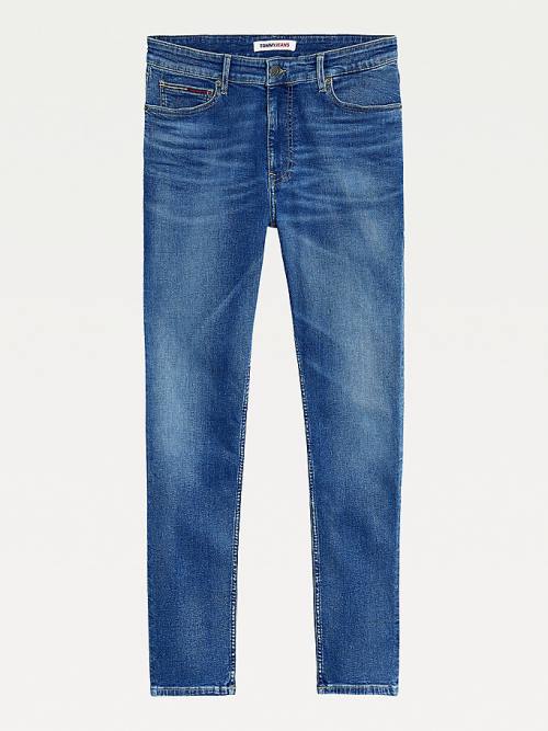 Denim Tommy Hilfiger Simon Skinny Faded Men's Jeans | TH920SBW