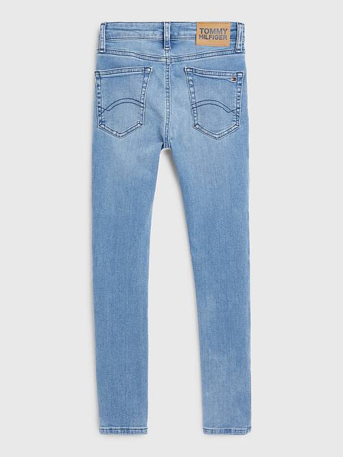 Denim Tommy Hilfiger Simon Skinny Faded Boys' Jeans | TH943CRK