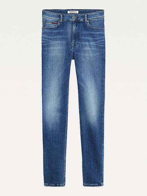 Denim Tommy Hilfiger Simon Skinny Fit Faded Men's Jeans | TH613LAG