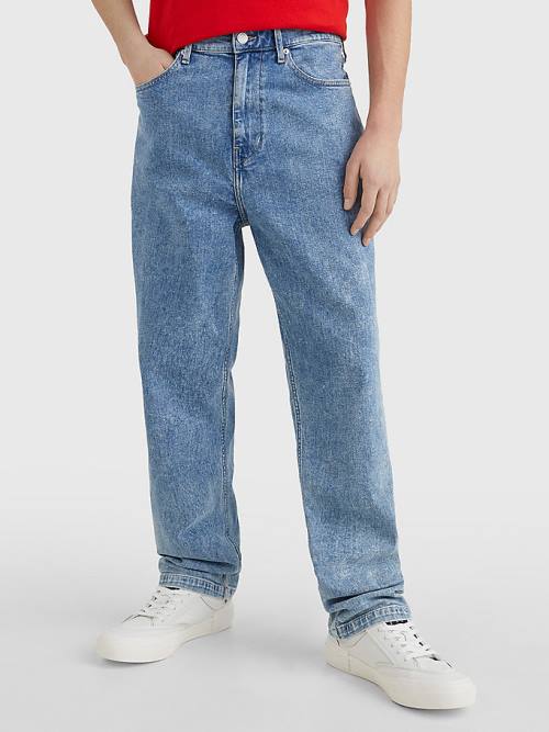 Denim Tommy Hilfiger Skater Relaxed Faded Men\'s Jeans | TH634ZNY