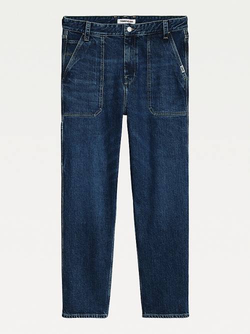 Denim Tommy Hilfiger Skater Relaxed Worker Men's Jeans | TH672NVS