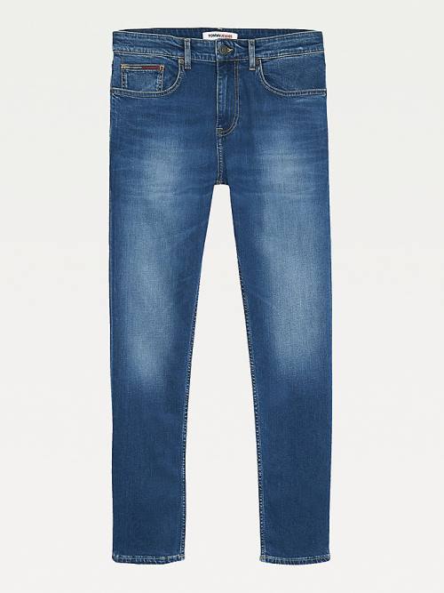 Denim Tommy Hilfiger Slim Tapered Fit Faded Men's Jeans | TH560WKH