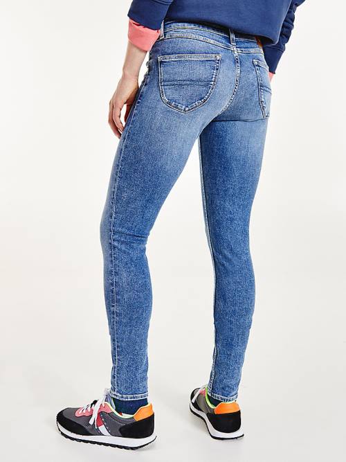 Denim Tommy Hilfiger Sophie Low Rise Skinny Faded Women's Jeans | TH320JHC