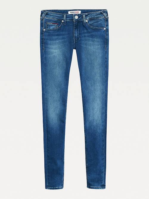 Denim Tommy Hilfiger Sophie Low Rise Skinny Faded Women's Jeans | TH836DRN