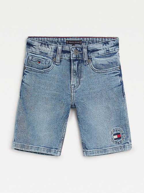 Denim Tommy Hilfiger Spencer Denim Shorts Boys\' Pants | TH019ZIW