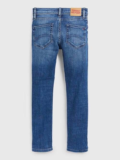 Denim Tommy Hilfiger Spencer Slim Tapered Faded Boys' Jeans | TH871NZH