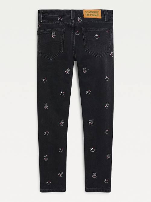 Denim Tommy Hilfiger Spencer Slim Tapered Embroidery Boys' Jeans | TH903RDS