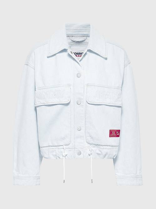 Denim Tommy Hilfiger Surplus Denim Women's Jackets | TH234FXR