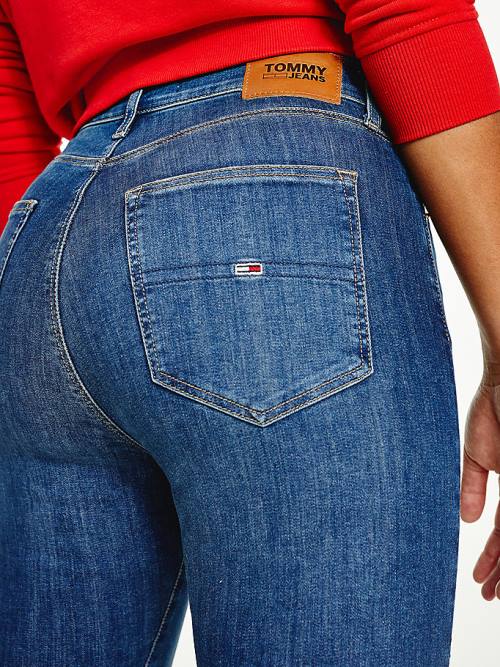 Denim Tommy Hilfiger Sylvia High Rise Skinny Faded Women's Jeans | TH097NSA