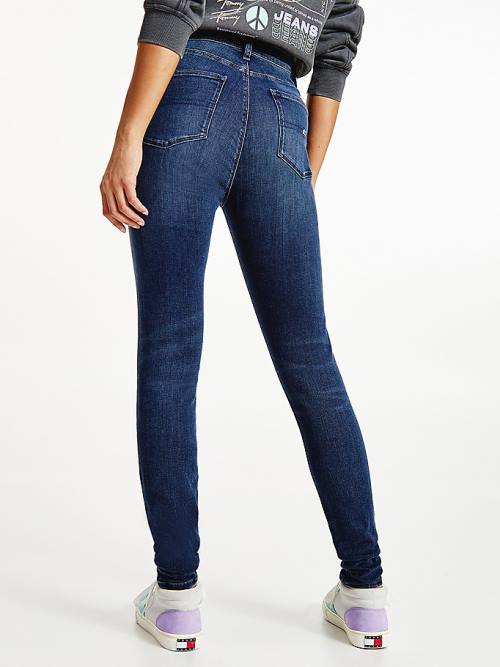 Denim Tommy Hilfiger Sylvia High Rise Super Skinny Women's Jeans | TH217CPJ