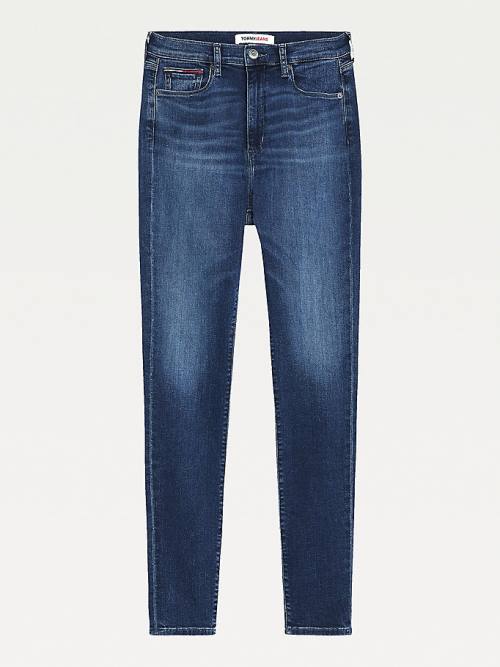 Denim Tommy Hilfiger Sylvia High Rise Super Skinny Women's Jeans | TH217CPJ