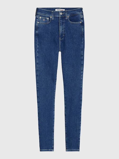 Denim Tommy Hilfiger Sylvia High Rise Super Skinny Women's Jeans | TH256FST