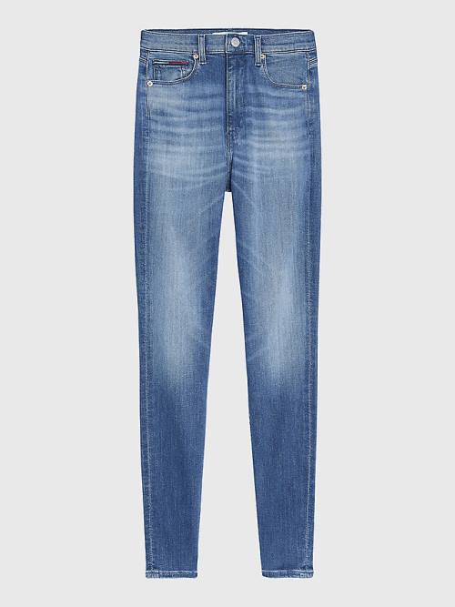 Denim Tommy Hilfiger Sylvia High Rise Super Skinny Women's Jeans | TH368RSW