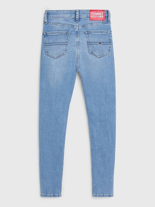 Denim Tommy Hilfiger Sylvia Skinny Faded Girls' Jeans | TH017BJI