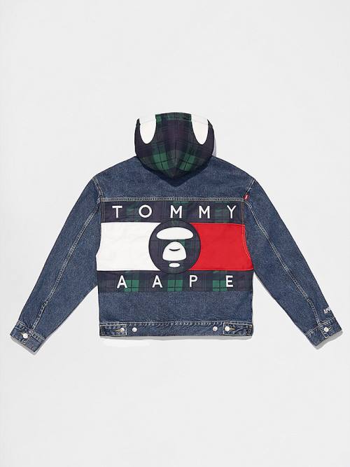 Denim Tommy Hilfiger Tommy X AAPE Denim Men's Jackets | TH208UNA