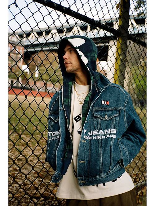 Denim Tommy Hilfiger Tommy X AAPE Denim Men's Jackets | TH208UNA