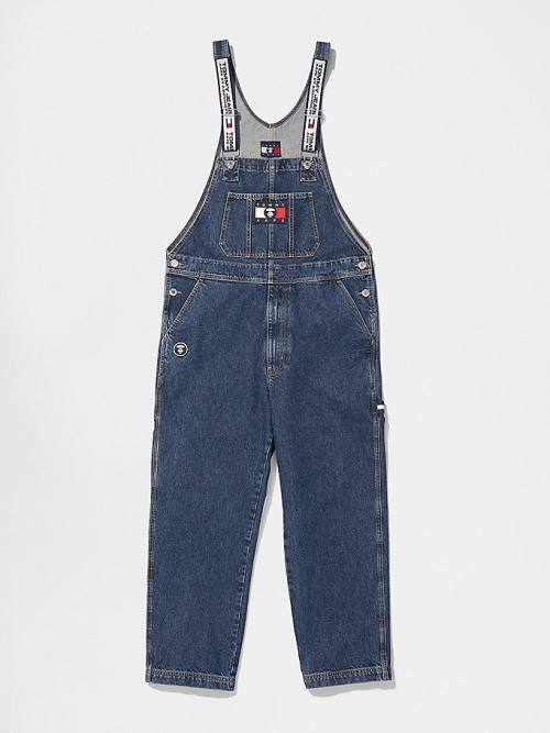 Denim Tommy Hilfiger Tommy X AAPE Denim Dungarees Men\'s Jeans | TH637HWC