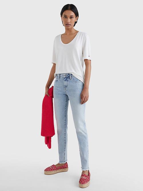 Denim Tommy Hilfiger Venice Mid Rise Slim Women's Jeans | TH178JTV