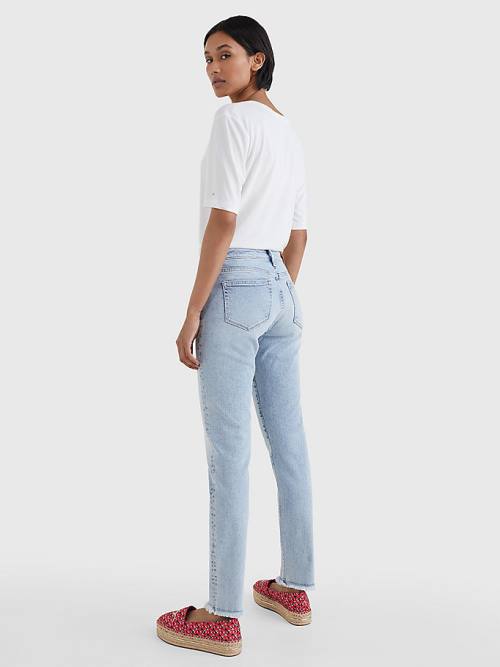 Denim Tommy Hilfiger Venice Mid Rise Slim Women's Jeans | TH178JTV