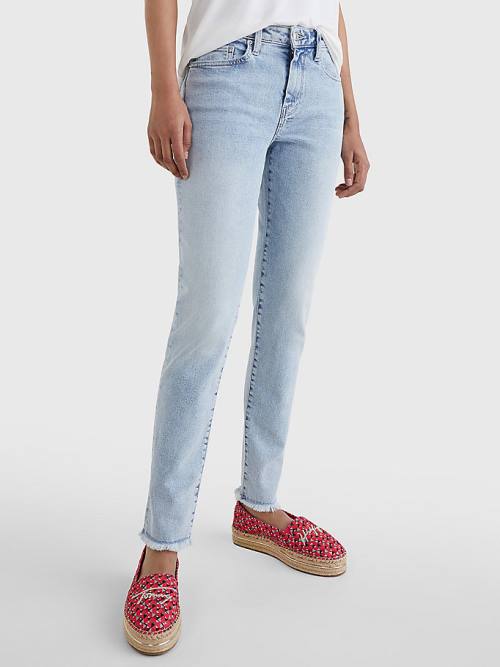 Denim Tommy Hilfiger Venice Mid Rise Slim Women\'s Jeans | TH178JTV