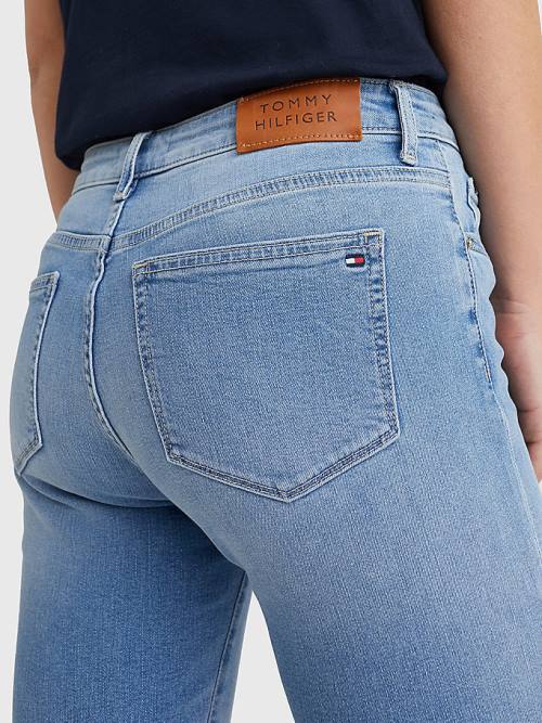 Denim Tommy Hilfiger Venice Slim Denim Women's Shorts | TH528EIQ