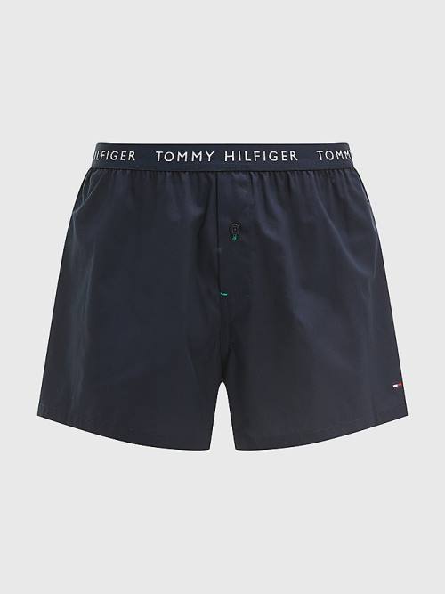 Gold Tommy Hilfiger 3-Pack Logo Waistband Boxer Shorts Men's Underwear | TH241VLI