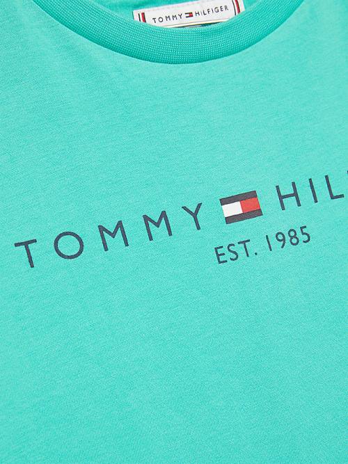 Green Tommy Hilfiger Essential Organic Cotton Girls' T Shirts | TH257XOH