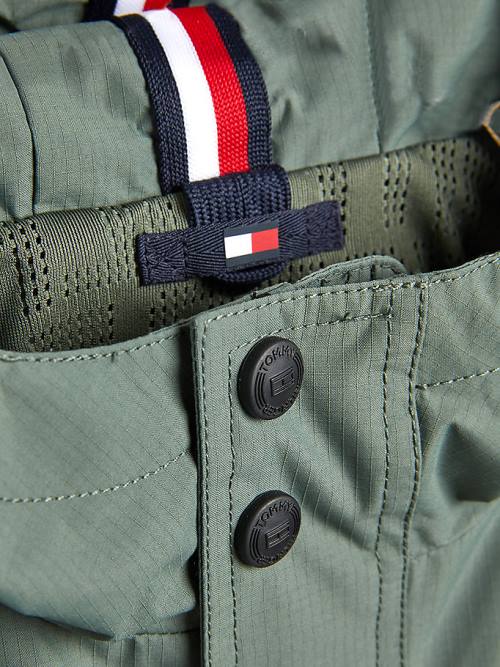 Green Tommy Hilfiger Hooded Surplus Boys' Jackets | TH143FPD