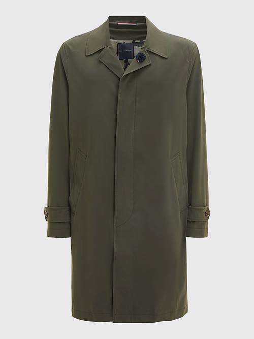 Green Tommy Hilfiger Light Trench Men's Coats | TH028DPS