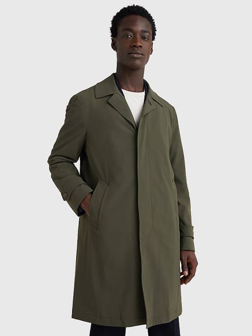 Green Tommy Hilfiger Light Trench Men\'s Coats | TH028DPS