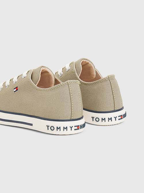 Green Tommy Hilfiger Low-Top Boys' Sneakers | TH402NTD