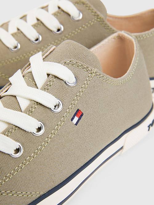 Green Tommy Hilfiger Low-Top Boys' Sneakers | TH402NTD