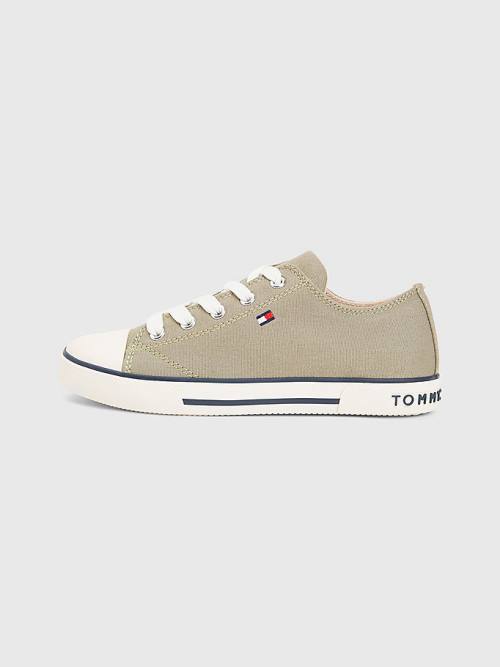 Green Tommy Hilfiger Low-Top Boys' Sneakers | TH402NTD