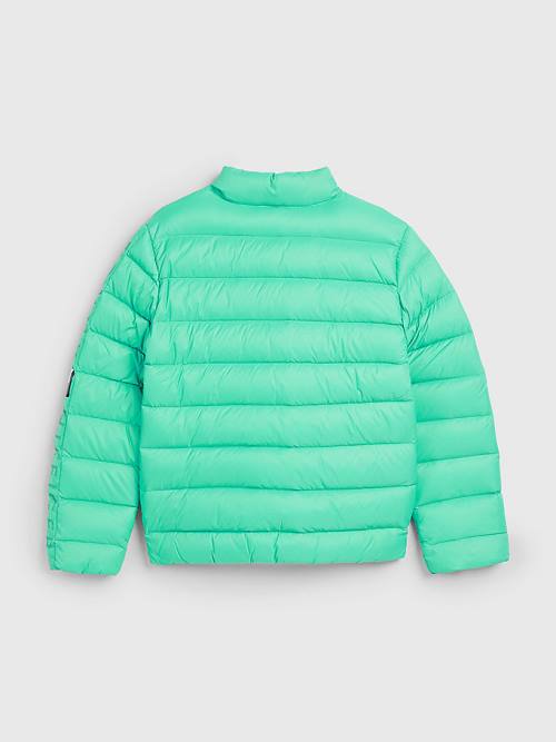 Green Tommy Hilfiger Recycled Down Boys' Jackets | TH508SMT