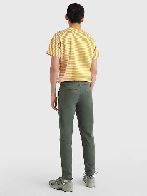 Green Tommy Hilfiger Scanton Slim Fit Chinos Men's Pants | TH943QOR