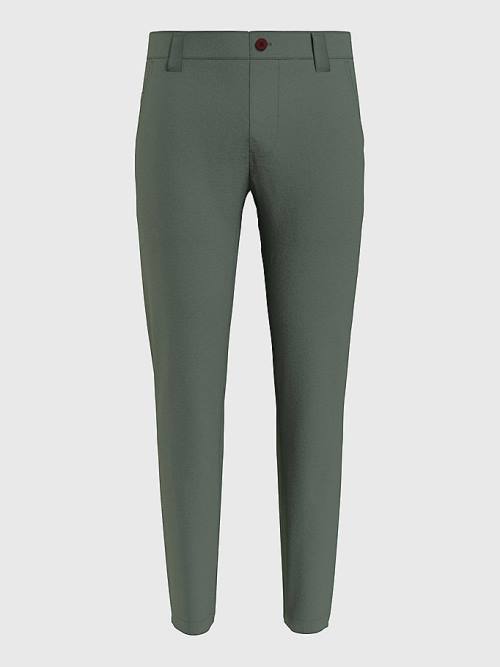 Green Tommy Hilfiger Scanton Slim Fit Chinos Men's Pants | TH943QOR