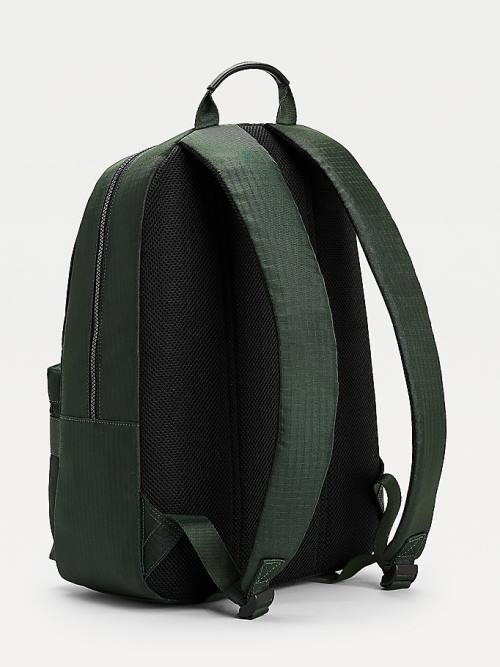 Green Tommy Hilfiger TH Established Recycled Polyester Backpack Men's Bags | TH318YBH