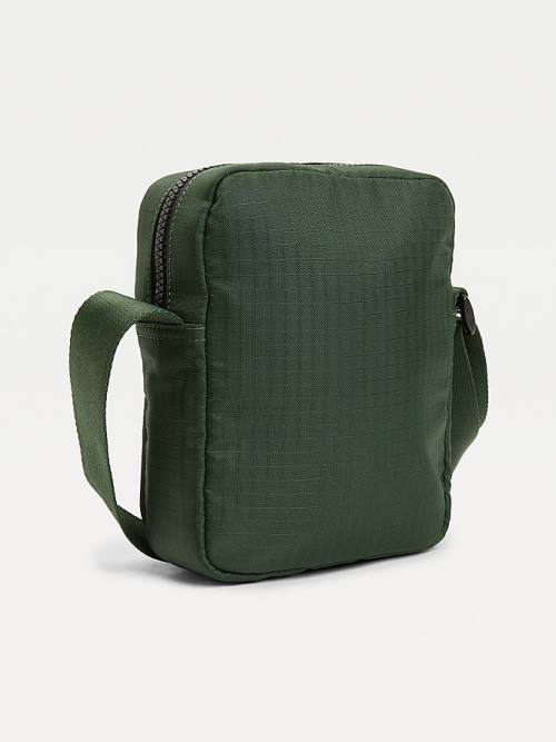 Green Tommy Hilfiger TH Established Small Reporter Men's Bags | TH571WBM