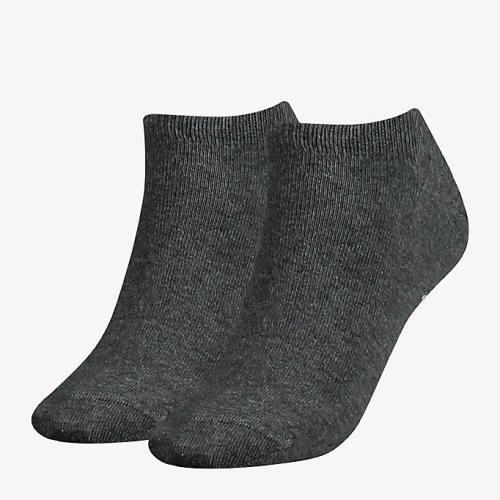 Grey Tommy Hilfiger 2-Pack Trainer Women\'s Socks | TH983IWC